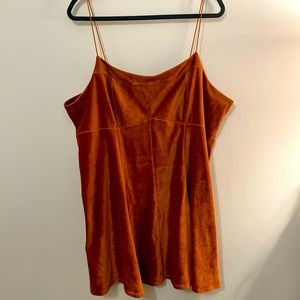 Rust Orange Mini Dress 2X🍁🍂